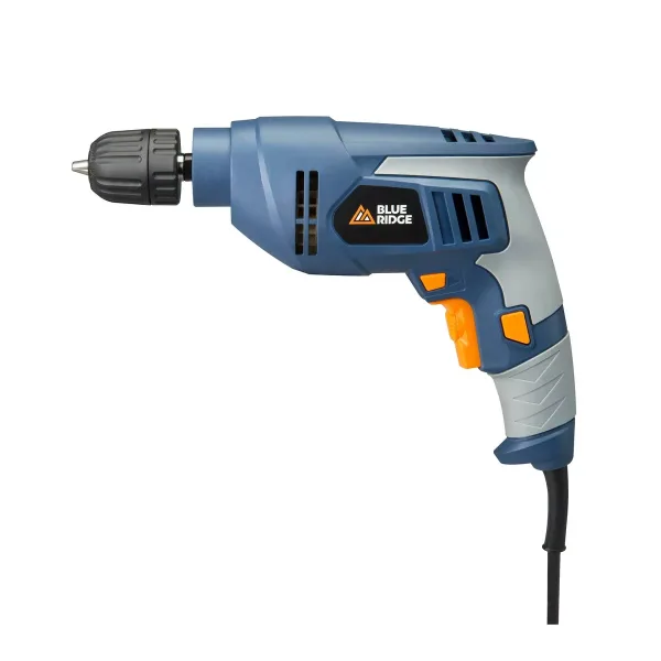 4.5 Amp Power Drills: Best Rated Corded Pistol Drill, Electric, 3/8" Chuck, 120V, 2.97 lbs, 2-Year Warranty